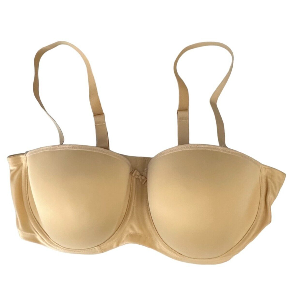 Elomi EL 1230 Moulded Bra 40DDD Nude Beige Womens Underwired Removable Straps